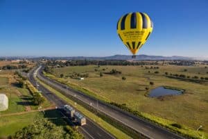 Floating Images Hot Air Balloon Flights over Ipswich's Countryside